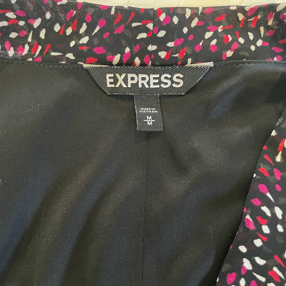 Express Multicolored Patterned Dress - Picture 7 of 8